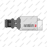Соленоид переключения A, B, C, D, блокировки (10-up, бежевый разъем, коричневый носик, #2*)