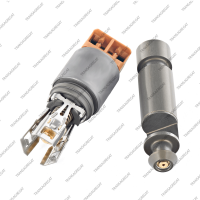 Соленоид блокировки паркинга (коричневый или зеленый разъем, в комплекте с клапаном, #0501219674)