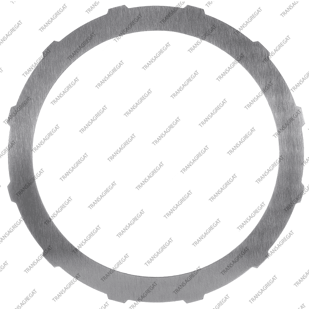 Фрикционный диск (133x1.6x12T) E1 (односторонний, наружные зубья, ширина зуба 10mm)