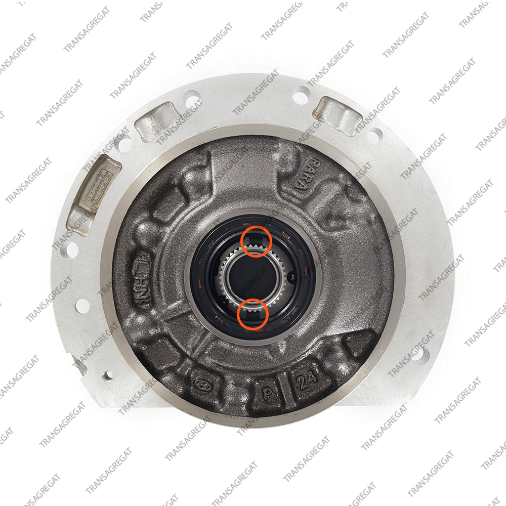 Насос масляный в сборе (тип 3, Hyundai, Kia, внутренняя шестерня с 2 выступами)*